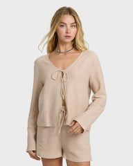 Maya Long Sleeve Top - Oatmeal