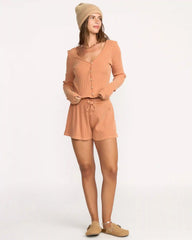 Paxton Long Sleeve Top - Sunburnt