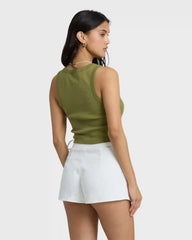 Your Crush Skort - Salt Crystal
