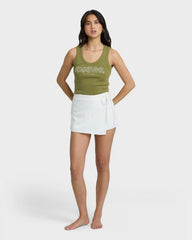 Your Crush Skort - Salt Crystal
