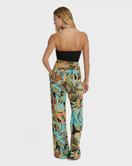 New Waves 2 Elastic Waist Pants - Black Multi