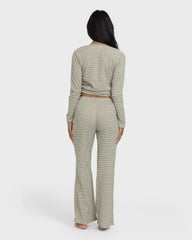 Hot Check Knitpants - Martini Olive