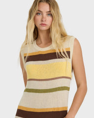 Those Days Knit Midi Dress - White Cap