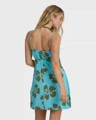 Last Sunset Mini Dress - Ocean Spray