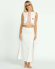 Secret Cove Skirt - Salt Crystal