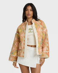Folk Story 2 Quilted Jacket - Sand