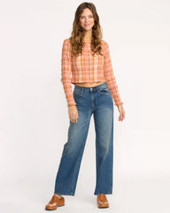 Shifter Straight Leg Pants - Dirty Vintage Blue