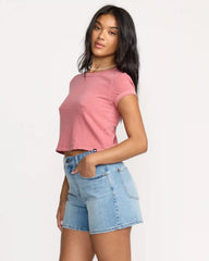Shifter Denim Shorts - Shaded Wash
