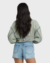 Sling Trim Denim Shorts - Pacific Blue