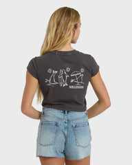 Morning Fun Time Short Sleeve T-Shirt - Off Black