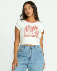 Electric Feeling Tee - Salt Crystal