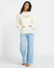 Beach Tropics Po Hoodie - Whitecap