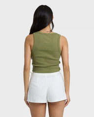 Stirred Up Tank - Dark Olive