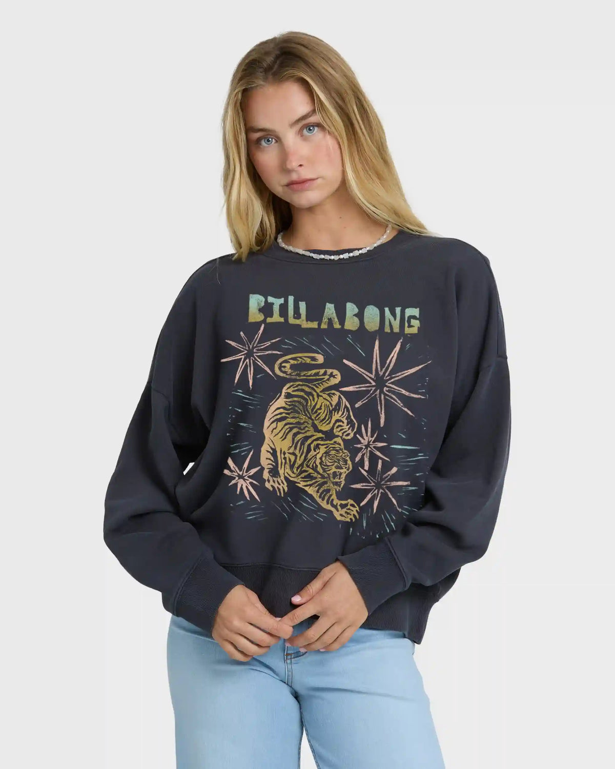 Echo Crewneck Sweatshirt - Black Sands