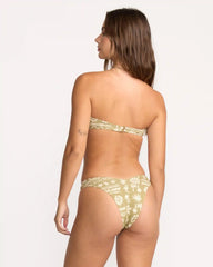 Lost On You Rio Bandeau Bikini Top - Green Tea