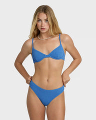 Rising Tide Demi Underwire Bikini Top - True Blue