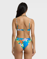 Agua Flores Leah Underwire Bikini Top - Blue Multi