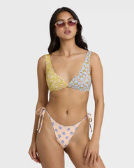 Soul Stoke Twist Tank Swim Tank Bikini Top - Twilight Blue