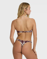 Sol Playa Sunni Tiny Bikini Bottom - Red Dahlia