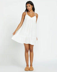 Beach Vibes Beach Coverup Dress - Salt Crystal