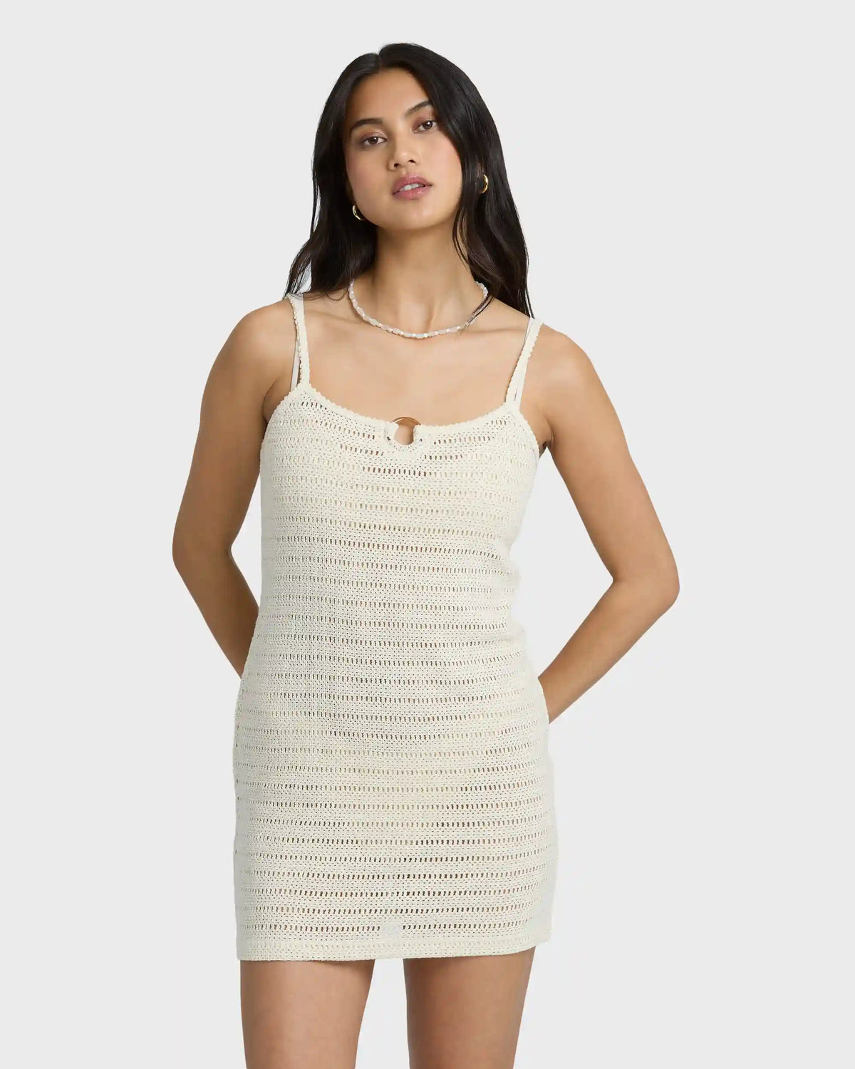 Kora Mini Dress - White Cap