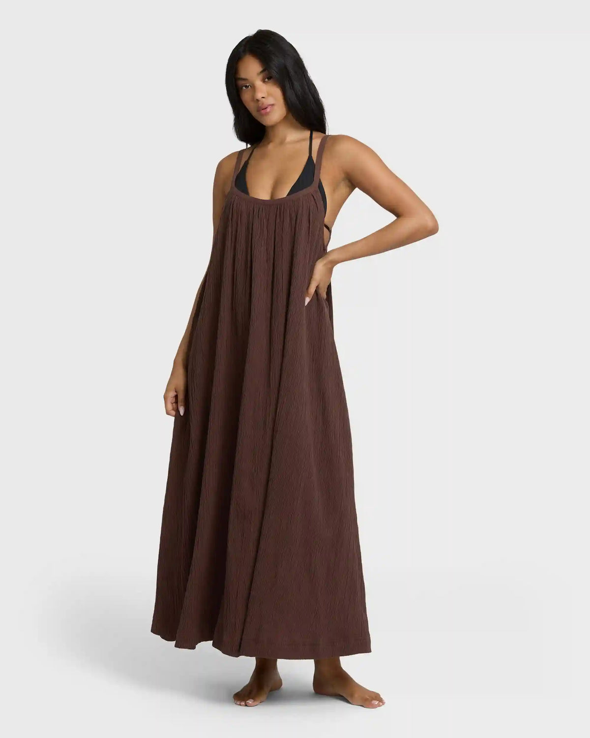 Good Feels Maxi Dress - Teak