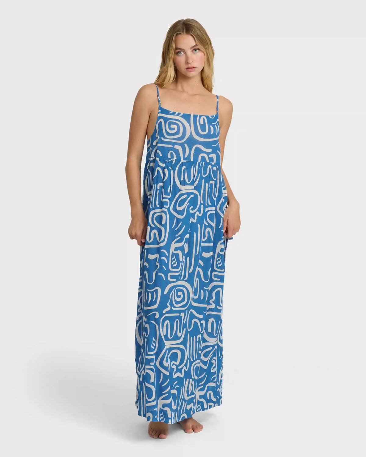 Juno Maxi Dress - True Blue