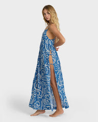 Juno Maxi Dress - True Blue