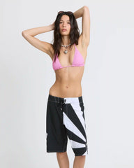 A.I. Rising Sun Pro 22" Boardshorts - Black/White..