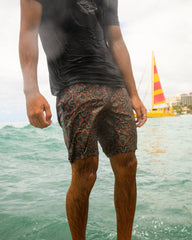 Good Times Lo Tide 17.5" Boardshorts - Slate Black