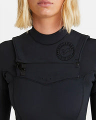 4/3mm Salty Dayz Natural Upcycler GBS Chest Zip Wetsuit - Black