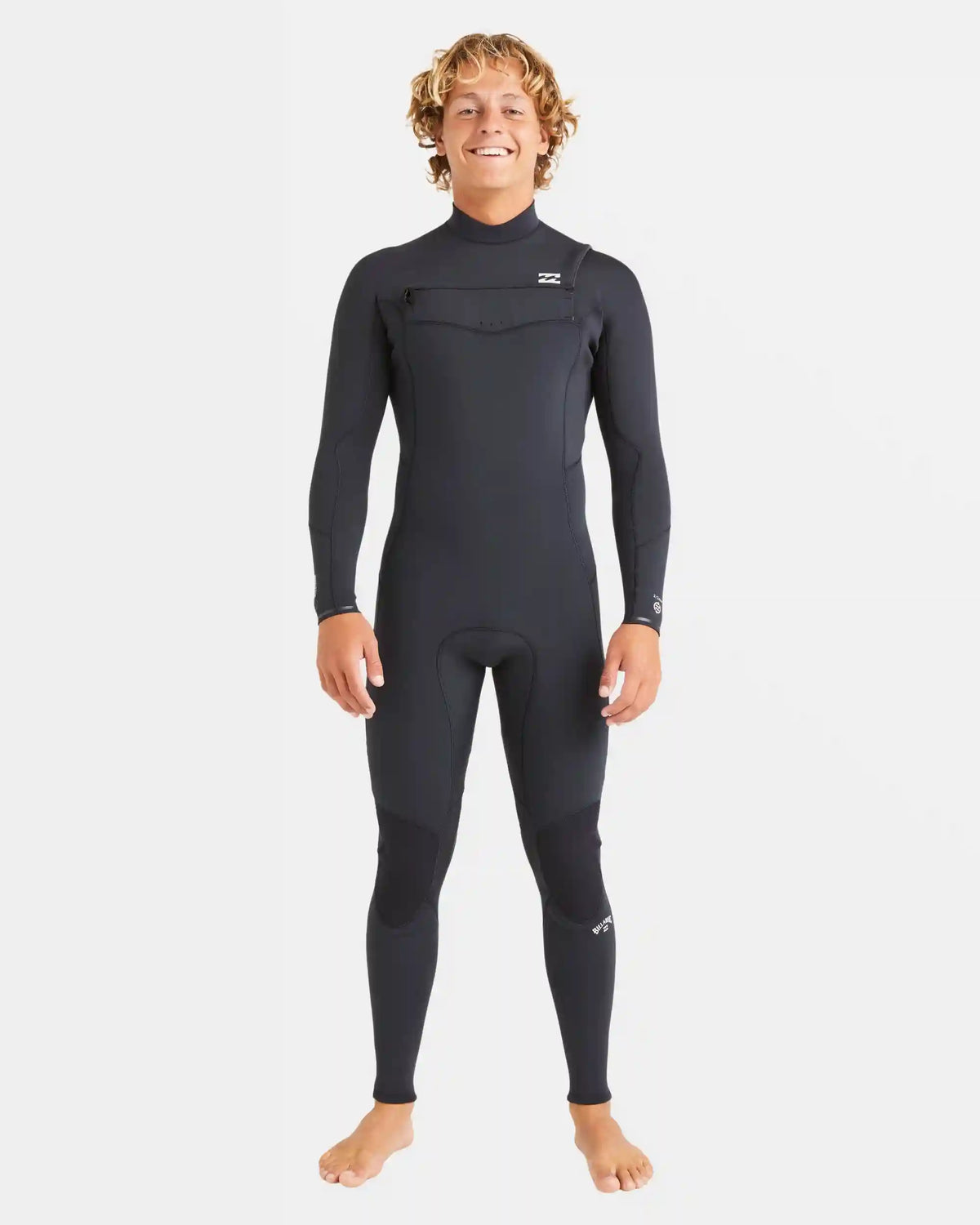 3/2mm Absolute Natural Upcycler GBS Chest Zip Wetsuit - Black