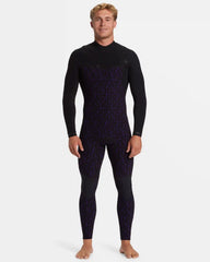 3/2mm Furnace Natural Upcycler GBS Chest Zip Wetsuit - Black