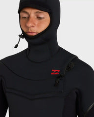 5/4mm Absolute Ultra GBS Hooded Chest Zip Full Wetsuit - Black