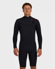 2/2mm Absolute Ultra Chest Zip Long Sleeve Springsuit - Black