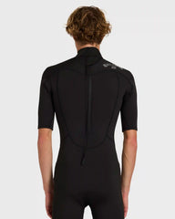 2/2mm Absolute Florida Short Sleeve Springsuit - Black