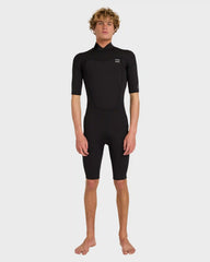 2/2mm Absolute Florida Short Sleeve Springsuit - Black