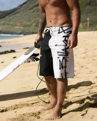 Inverted Pro 22" Boardshorts - Black/White