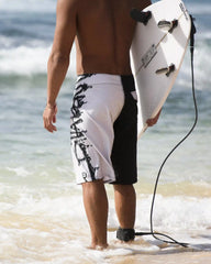 Inverted Pro 22" Boardshorts - Black/White