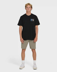 Crayon Wave Premium Short Sleeve T-Shirt - Black