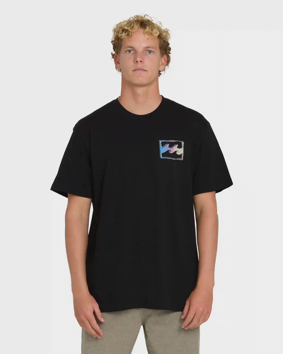 Crayon Wave Premium Short Sleeve T-Shirt - Black