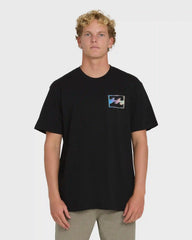 Crayon Wave Premium Short Sleeve T-Shirt - Black