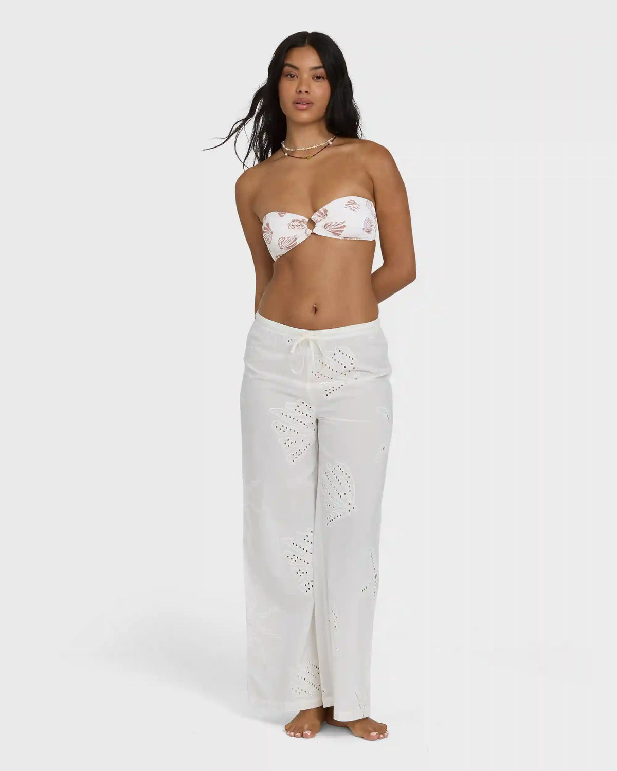 Beach Livin Pants - Salt Crystal