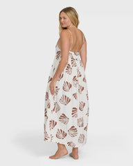 Undone Maxi Cover-Up Dress - Salt Crystal