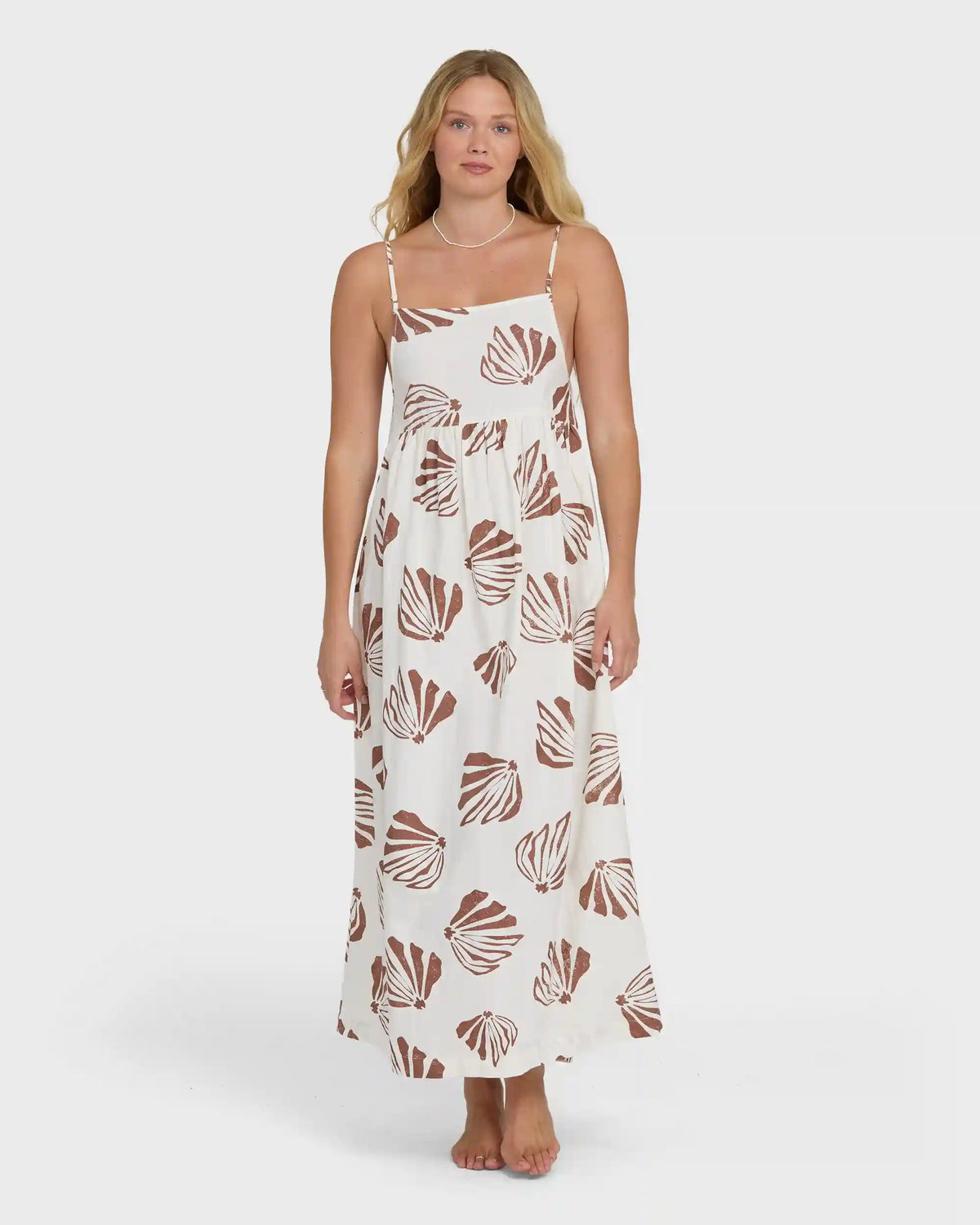 Undone Maxi Cover-Up Dress - Salt Crystal