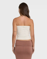 Sweet Coast Tube Top - White Cap