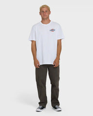 Walled Premium Short Sleeve Knit T-Shirt - White