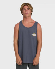 Walled Premium Tank Top - Graystone