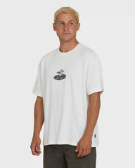 Bad Dog Cherub OG Knit Short Sleeve T-Shirt - Off White