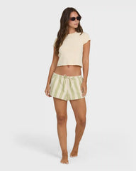 Shelly Short Sleeve Knit T-Shirt - Dove